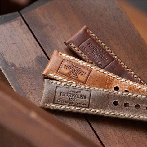 Horween Chromexcel Leather Watch Strap 